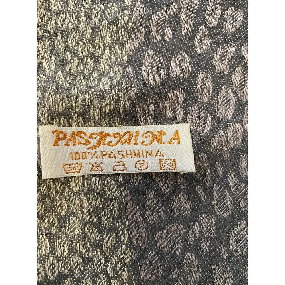 100% Pashmina Wrap Leopard Print